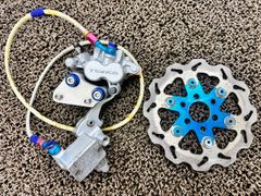 wr250f ブレンボキャリパーとディスクセット - メルカリ