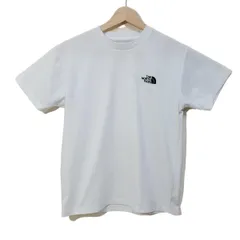 THE NORTH FACE(ノースフェイス) 半袖Tシャツ サイズS レディース - 白×黒 クルーネック/エンブロイダリーロゴ/NTW22065