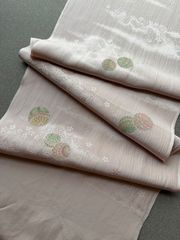 名古屋帯 刺繍 黒地 菊尽くし - メルカリ