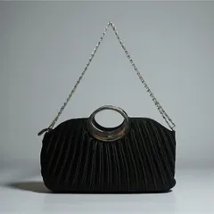 archive party bag shoulder bag black フォーマル 冠婚葬祭 結婚式 ワンショルダーバッグ ビジュー チェーンバッグ パーティー 黒