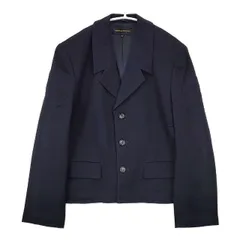【コムデギャルソン】AD2016　テーラードジャケット 丸襟　クロップド 黒　M 2025年最新】COMME des GARCONS レディース テーラード