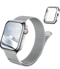★コンパチブル Apple Watch バンド 40mm コンパチブル アップルウォッチバンド ステンレス留め金製 男女兼用 マグネットクラスプ コンパチブル アップルウォッチ用バンド 保護カバー付き