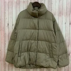 ユニクロ UNIQLO ウルトラライトダウンジャケット コクーンジャケット 厚手 ベージュ S