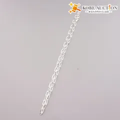 ■ シルバー 925 ネックレス クリップチェーン アクセサリー メンズ レディース 45cm