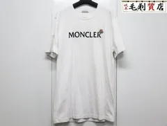 モンクレール MONCLER ロゴ Tシャツ H20918C00025 8390T サイズL コットン ホワイト 【中古】 トップス