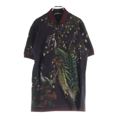 ドルチェ&ガッバーナ 迷彩柄 KING プレート ポロシャツ Tシャツ 綺麗 2025年最新D\u0026G ／ Dolce＆Gabbana メンズ ポロシャツの人気アイテム