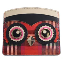 Kate Spade (ケイトスペード) Blinx Plaid Owl Cardholder カードケース マルチカラー レディース