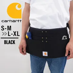 Carhartt カーハート  エプロン メンズ レディース ツールエプロン ショートエプロン ダックネイルエプロン A09 BLACK ブラック 各サイズあり【新品・正規品】