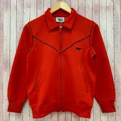 アシックス asics 90’s トラックジャケット 長袖 ジャージ ゴールドタイガー 赤 黒ライン 86-3  メンズ