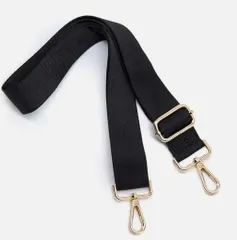 ショルダーベルト 太め ゴールド 単品 ショルダーストラップ 幅広 バッグ 肩掛けベルト  後付け 金具 紐 太い