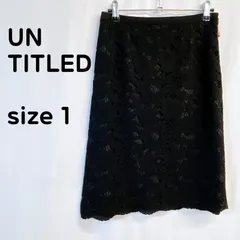 ［アンタイトル］ レーススカート ブラック フェミニン 入学式 卒業式 日本製