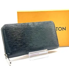 【艶が美しいエピレザー】 LOUIS VUITTON ルイヴィトン 長財布 エピ ジッピーウォレット エレクトリック レザー ラウンドファスナー M6007N CA3132　ブラック