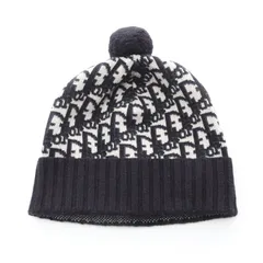 ディオール ChristianDior ニット帽 トロッター 総柄 ディオール
