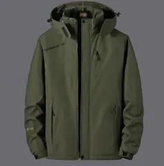 マウンテンパーカー 裏起毛 ウインドブレーカー メンズ 裏フリース ジャケット 防寒着 あったか 防寒 保温 アウター ブルゾン ジャンパー 長袖 ジップアップ アウトドア ライトアウター 撥水 防風#sam460