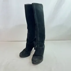 Cole Haan コールハーン ロングブーツ 22.5cm 黒 スエード