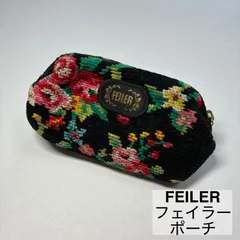 FEILER 花柄ポーチ マドモワゼルローズ　ブラック 2026年最新】マドモワゼルローズポーチの人気アイテム - メルカリ