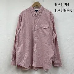 ラルフローレン 長袖 ボタンダウン シャツ ボタン ストライプ メンズ XL ISItems【USED】【古着】【中古】50141959