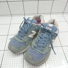 ◇ Θ New Balance ニューバランス レースアップ スニーカー WL574CNB サイズ25 ネイビー系 レディース E  【1508060020819】