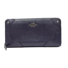 COACH(コーチ) 長財布 - F52645 ネイビー レザー