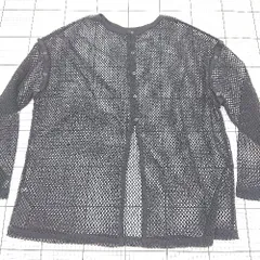 ◇ ⊂ niko and… ニコアンド メッシュ 長袖 メッシュニットカーディガン サイズF ブラック系 レディース E  【1508200025971】