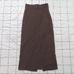 ◇ ⊂ URBAN RESEARCH アーバンリサーチ ウエスト伸縮 ロング ナロー ナロースカート サイズM ブラウン系 レディース E  【1508200025940】