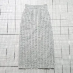 ◇ ⊂ FREE'S MART フリーズマート 可愛い系 ロング丈 タイト スカート サイズS グレー系 レディース E  【1508250009457】