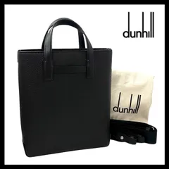 【dunhill】1893 ハーネス スモール ノースサウス トートバッグ レザー ブラック/黒 2Way バッグ ショルダーバッグ ダンヒル HARNESS TOTE (SER-5534)