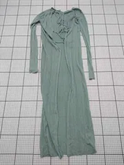 ◇ ⊂  ROYAL PARTY リブニットマキシワンピース ミントグリーン系 Fサイズ レディース E  【1508250040559】