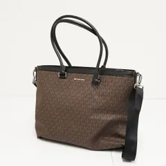 MICHAEL KORS マイケルコース USED美品 レディースバッグ ハンドバッグ トートバッグ ブラウン ロゴ シグネチャー X8177