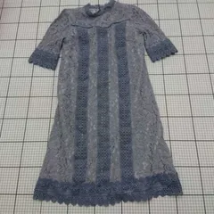 ◇ ⊂ PROPORTION BODY DRESSING レースワンピース ブルーグレー系 サイズ3 レディース E  【1508250044786】