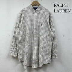 ラルフローレン 90s ビンテージ 香港製 YARMOUTH チェック柄 ボタンダウン 長袖 シャツ サイズ17 34/35 メンズ - ISItems【USED】【古着】【中古】50141962