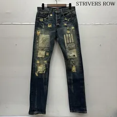 古着 USA製 STRIVERS ROW ボタンフライ ダメージ デニム パンツ メンズ 32インチ ISItems【USED】【古着】【中古】50142022