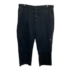 Dickies ワークパンツ W44 ブラック ディッキーズ ジップアップ ルーズフィット ダブルニー ワーク 無地 ビッグサイズ 2510-494