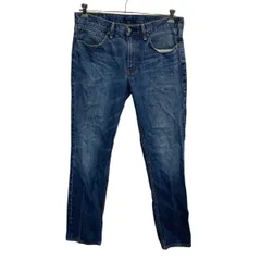 Levi's 511 デニムパンツ W34 ブルー リーバイス ジップアップ メキシコ製 アメカジ ジーンズ デニム コットン 2510-505