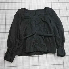 ◇ ⊇ CLETTE ブラック系 長袖チュニック 4L レディース E  【1509100024071】