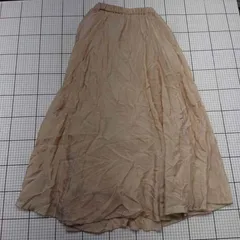 ◇ ⊂ アングリッド ベージュ系ロングスカート Mサイズ レディース E  【1509100024026】