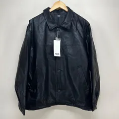 【タグ付き未使用】アズールバイマウジー フェイクレザージャケット(ブラック/Ｍ)