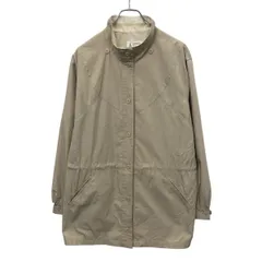 LONDONFOG ジャケット 20 L～ アイボリー ロンドンフォグ ボタン モックネック ウエストドローコード 薄手 アウター 秋物 a710-7098