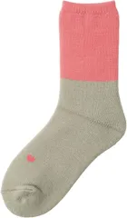 シービージャパン 靴下 あったか温ソックス [ピンク×ダークベージュ] レディース 23～25cm