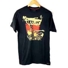 ボルコム VOLCOM Tシャツ 半袖 プリントデザイン Slim fit 黒 Mediumサイズ 2025092100023のサムネイル