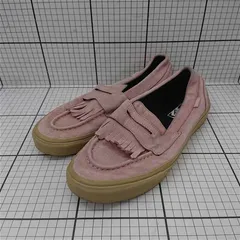 ◇ Θ 【バンズ VANS】V196CF フリンジ ローファー ピンク系 スエード 26.5cm メンズ E  【1509190049176】