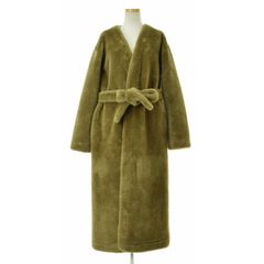 ZARA】ZW COLLECTION フェイクファーロングコート - メルカリ