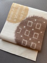 名古屋帯 刺繍 黒地 菊尽くし - メルカリ