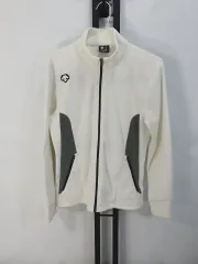 デサント ゴルフ フリース ポーラテック フリース ジップアップ ジャケット 白 L