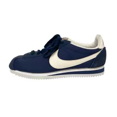 NIKE(ナイキ) スニーカー 24 レディース クラシック コルテッツ ナイロン 749864-411 ネイビー×白