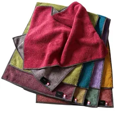 【迅速発送】今治タオル 日本の伝統色 フェイスタオル 5色セット 34cm×85㎝ 日本製 高級 今治柔らかい 優しい肌触り 甘撚り 綿100％ コットン100％ リバーシブル 5枚セット