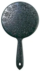 ヤマムラ メッキハンドミラー Y-13 ブラック L