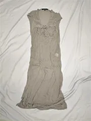 macphee マカフィー　ロング丈ドレープワンピース　カシミヤ混 061606