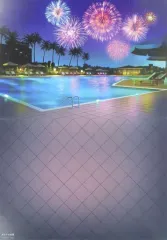 【中古】プラモデル [単品] ドラマチックリゾートプール背景シート 「創彩少女庭園」 1/10 佐伯 リツカ 水着 ドリーミングスタイル イノセントブルーム付属品 [TT925]