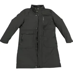 【送料無料】BB TREND FASHION デザインズベスト ロングダウンコート メンズ ブラック 中綿コート 防寒 アウター フード収納型